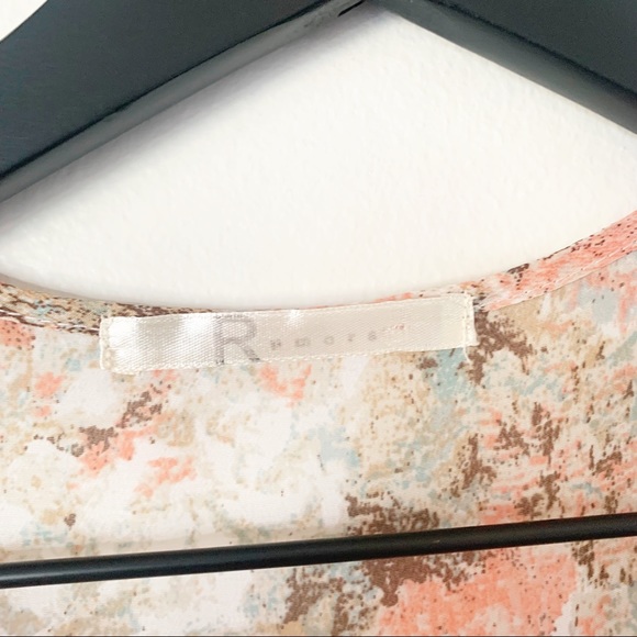 Rumors Sheer Floral Ruffle Tank Top Size Large - Picture 4 of 5